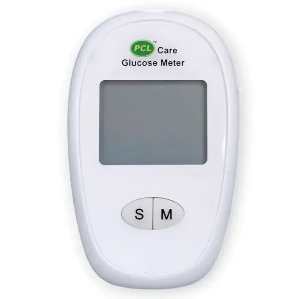 PCL Care Blood Glucose Monitor for Measuring Diabetes – Color: White – View 1
