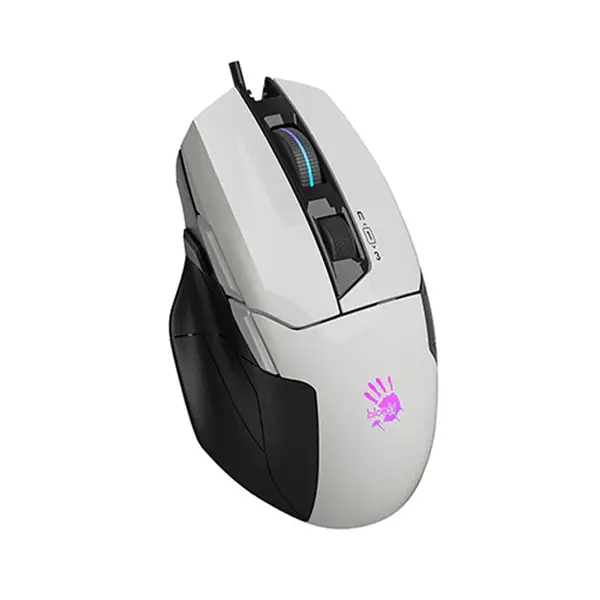 A4TECH Bloody W70 Max RGB Black Gaming Mouse – Color: White – View 1
