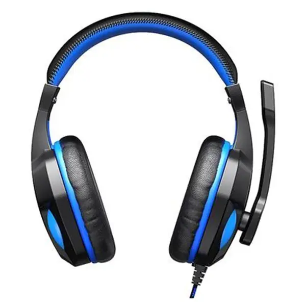 Havit H763d Foldable Gaming Wired Headphone & Microphone – Color: Blue – View 3