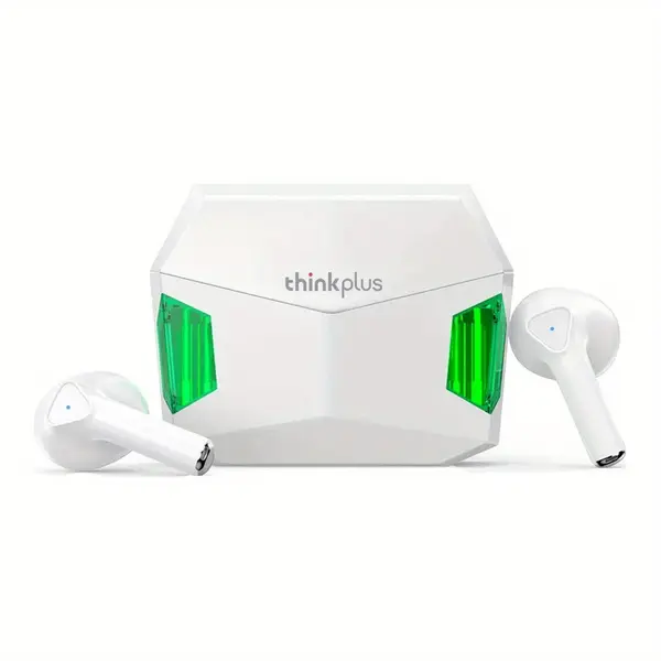 Lenovo GM5 BT5.0 True Wireless Gaming Earbuds – Color: White – View 2
