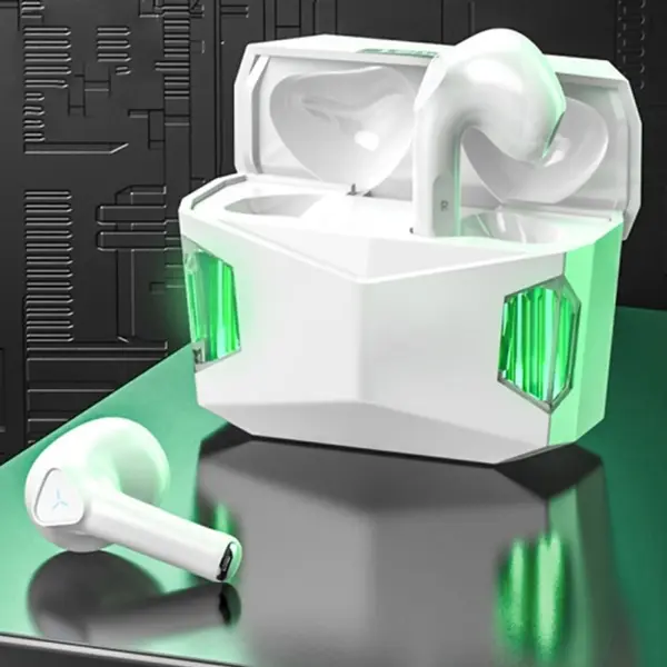 Lenovo GM5 BT5.0 True Wireless Gaming Earbuds – Color: White – View 3