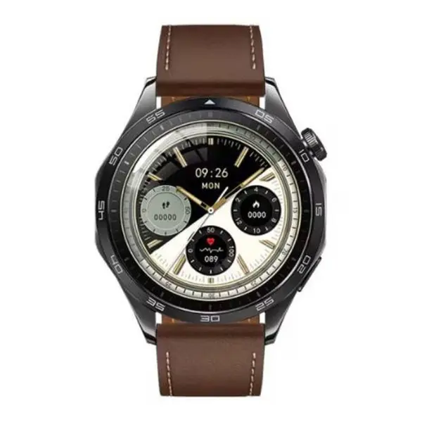 Hoco Y21 AMOLED Bluetooth Calling Smart Watch – Color: Black – View 2