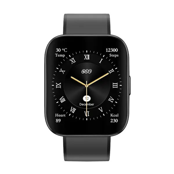 QCY Urban GS AMOLED Smart Watch – Color: Black – View 2