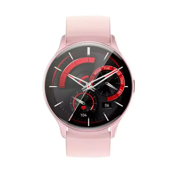 Hoco Y15 Amoled Smart Sports Watch – Color: Pink – View 1
