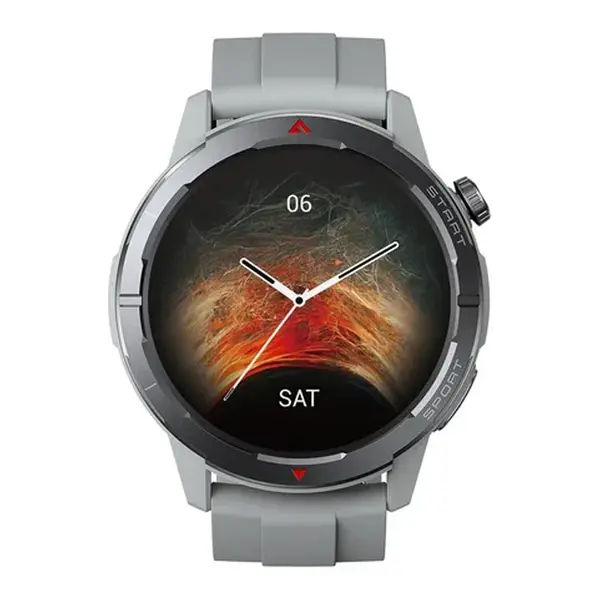 Zeblaze Stratos 3 Ultra HD AMOLED Smartwatch – Color: Silver – View 2