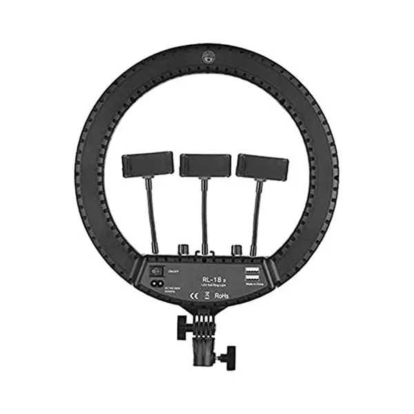 Jmary FM-18R Photography Makeup Studio Vlog 18inch Selfie LED Ring Light – View 5