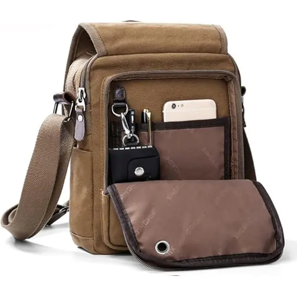 Mens Outer Space Of This Waterproof Messenger Bag – View 2