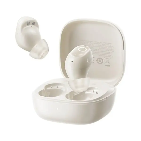 Baseus Bass TWS BD1 True Wireless Earbuds – Color: White – View 1