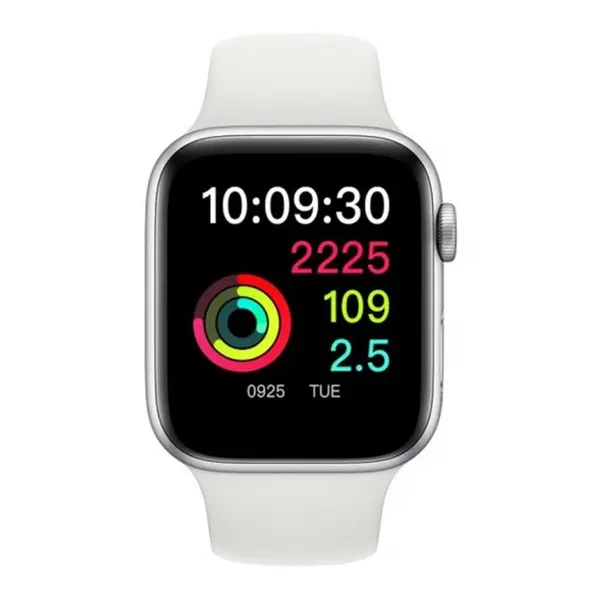 Microwear W26 Plus IP68 Waterproof Smartwatch – Color: White – View 2