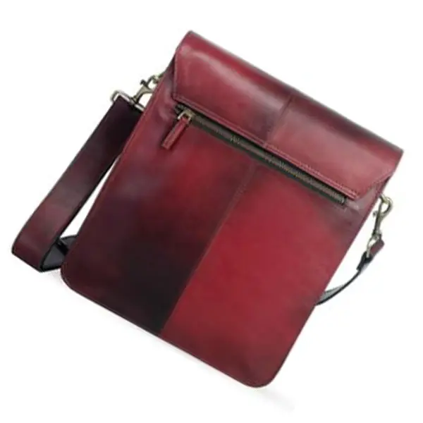 Maroon SB-MB50 Gradient Everyday Use Messenger Bag – View 2