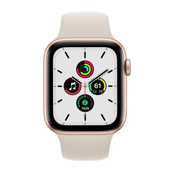 Apple Watch SE 2020 44mm GPS Smartwatch – Color: Gold – View 2