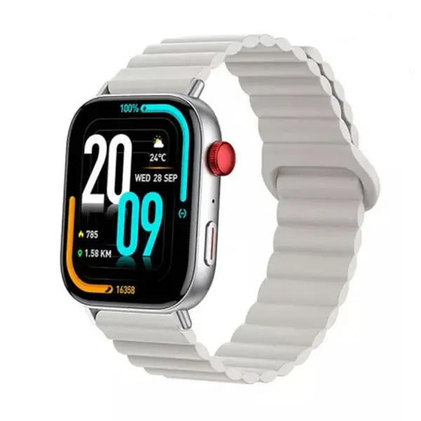 COLMI C8 Max IP68 Waterproof Smart Watch – Color: Silver – View 1