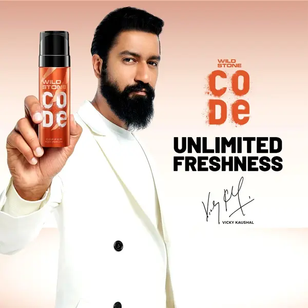 Wild Stone Code Copper No Gas Body For Men Perfume Long Lasting Intense Fragrance - 120ml – View 3