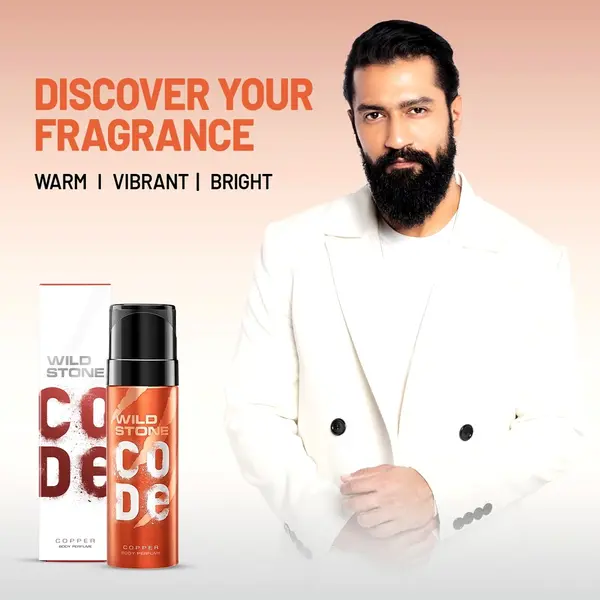Wild Stone Code Copper No Gas Body For Men Perfume Long Lasting Intense Fragrance - 120ml – View 4