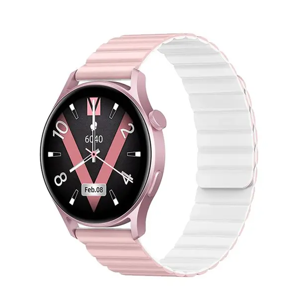 Kieslect Lora 2 Lady Calling Smart Watch – Color: Pink – View 1