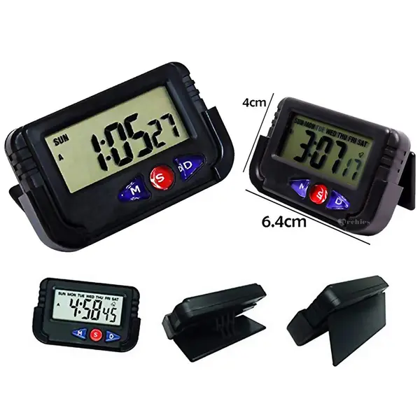Taksun TS 613A Calendar Display Stopwatch Digital Table Clock – View 4