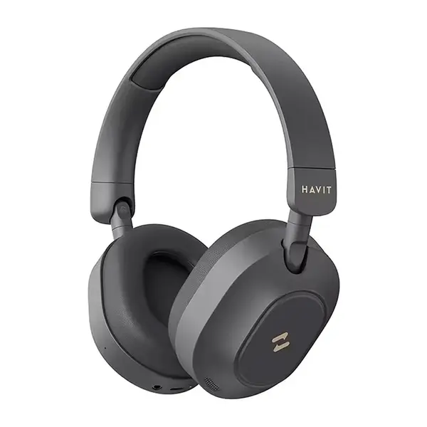 Havit H668BT ANC Foldable Bluetooth Over-Ear Headphone – Color: Black – View 1