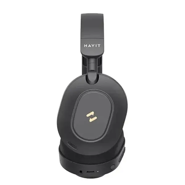 Havit H668BT ANC Foldable Bluetooth Over-Ear Headphone – Color: Black – View 3