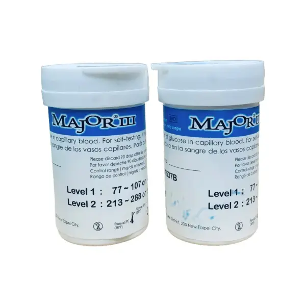 Major III Blood Glucose Strip for Diabetes Test – Number Of Strips: 50 – View 3