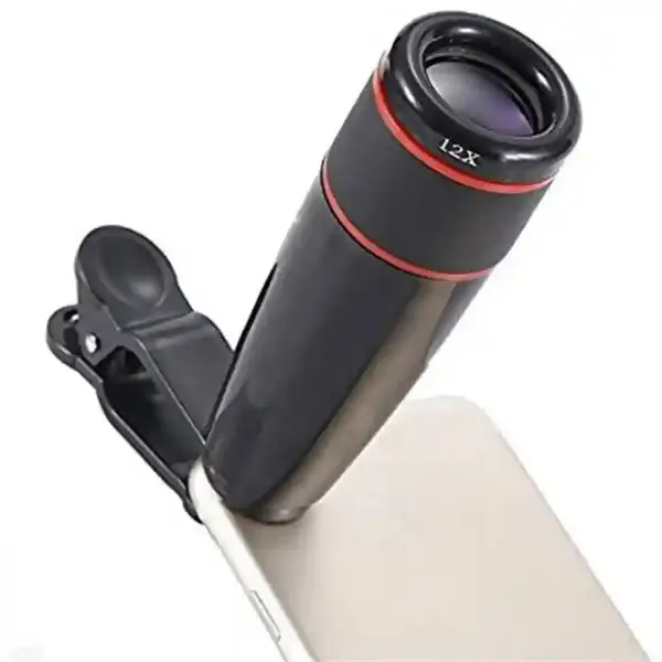 Mobcam 12X Telephoto HD Universal Mobile Phone Lens Kit with Adjustable Clip Mobile Phone Lens – View 2
