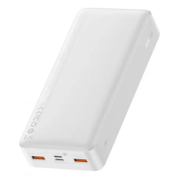 Baseus Bipow 20000mAh Digital Display 20W Power Bank – Color: White – View 2