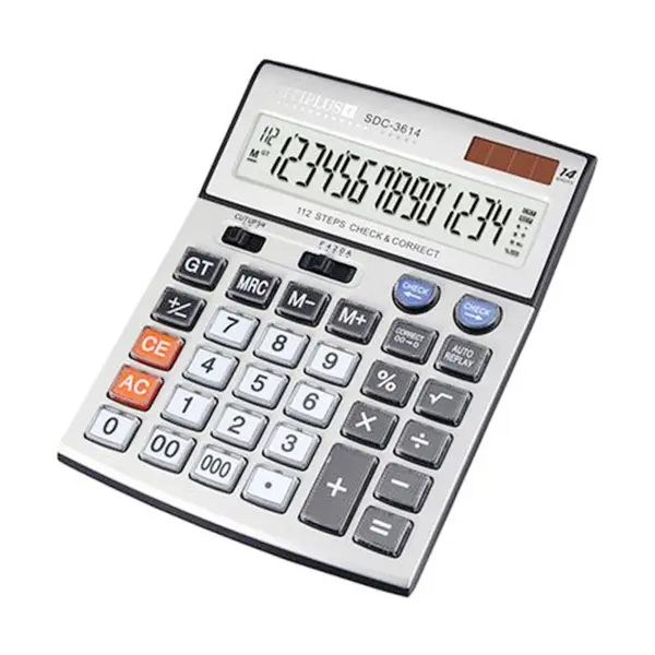 Citiplus SDC-3614 Glass Key Series Electronic Calculator 14 Digit – View 2