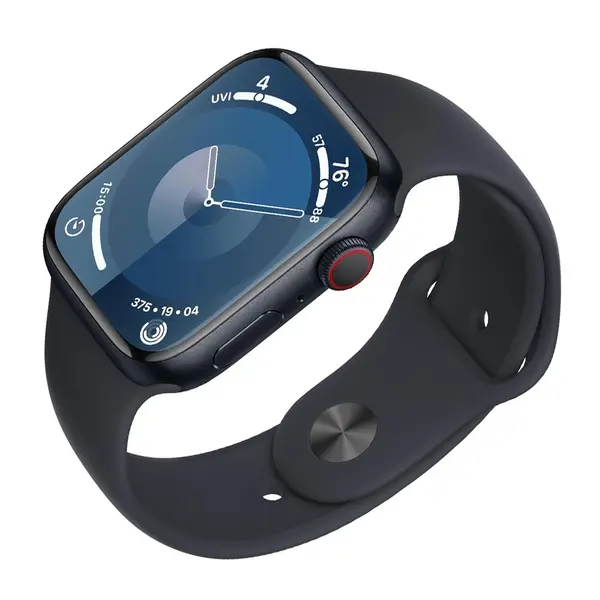 Apple Watch Series 9 GPS & Cellular OLED Smartwatch – Color: Black – View 3