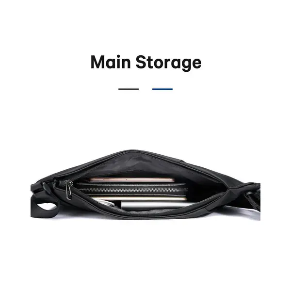Bange BG-7378 Cypher Expandable Waterproof Cross body Chest Bag – Color: Black – View 2