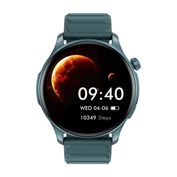 Zeblaze BTalk 3 Pro AMOLED Bluetooth Calling Smartwatch  – Color: Green – View 2
