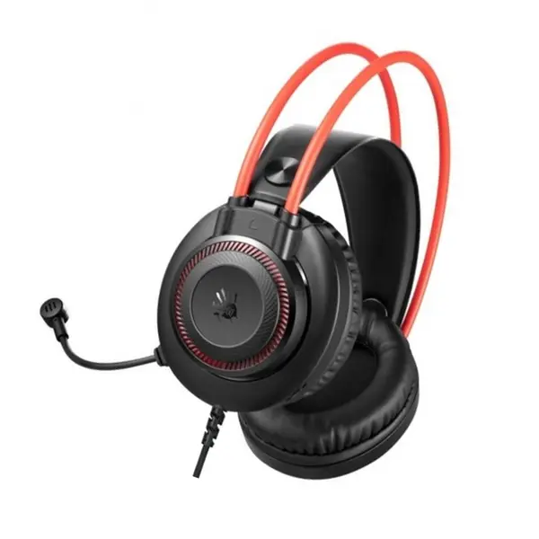 A4TECH Bloody G200S USB Gaming Headphone Black & Red – View 3