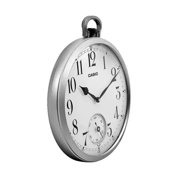 CASIO IQ66 Clear Analog Display Wall Clock White Color – View 2