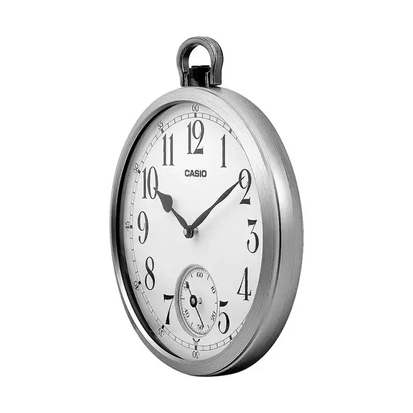 CASIO IQ66 Clear Analog Display Wall Clock White Color – View 3