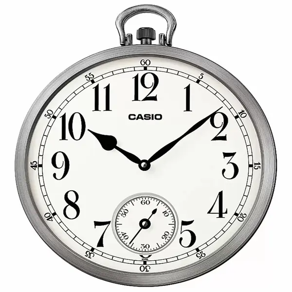 CASIO IQ66 Clear Analog Display Wall Clock White Color – View 1