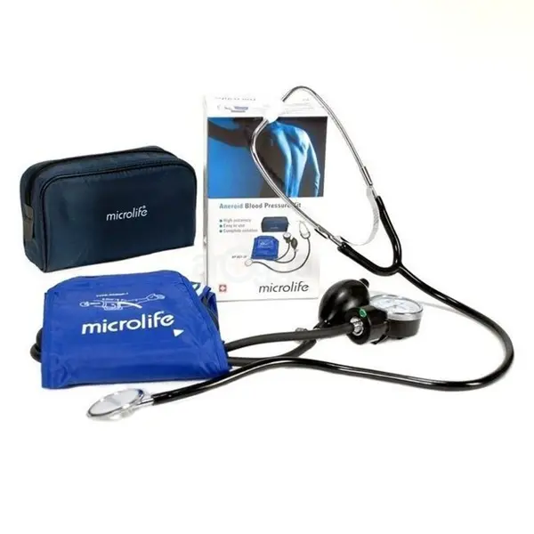 Microlife BP AG1-20 Basic Aneroid Sphygmomanometer Blood Pressure Kit – View 4