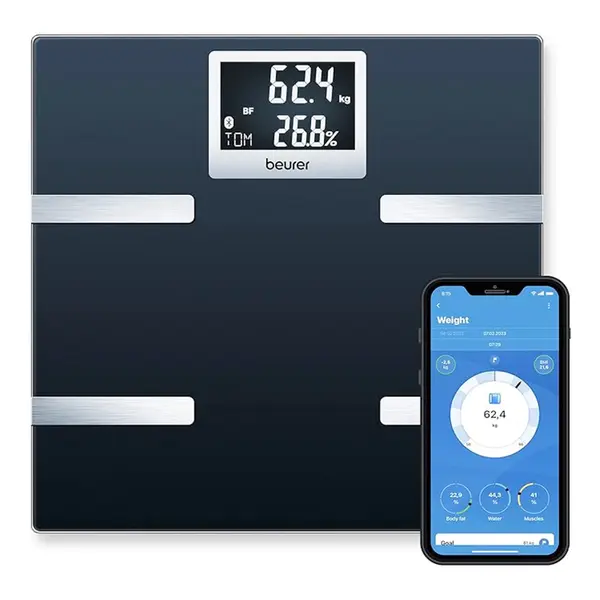 Beurer BF700 Diagnostic Bathroom Weight Scale BMI Calculation – View 1