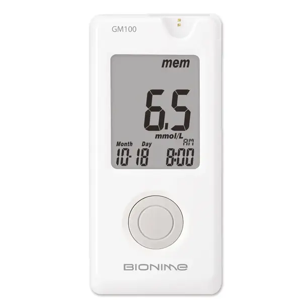 Bionime GM100 Rightest Blood Sugar Monitor with Kit – View 1
