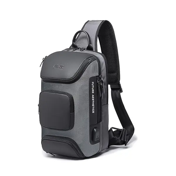 BANGE BG-7086 Stylish Casual Single Shoulder Cross body Bag – Color: Gray – View 3