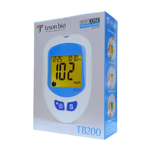 Tyson Bio TB200 Blood Glucose Monitor Test Strip Machine – View 2