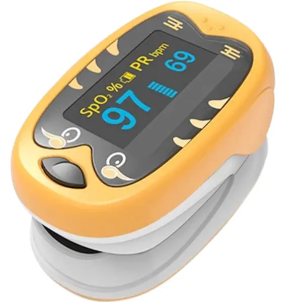 OLED Rechargeable Baby Finger Pulse Oximeter – View 1