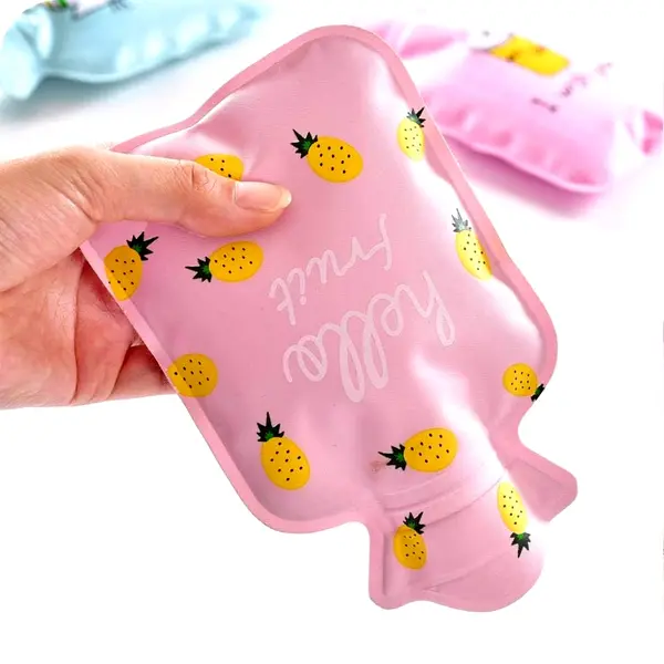 Small Lovely Cartoon Hot Water Bag for Pain Relief Mix Color – View 3