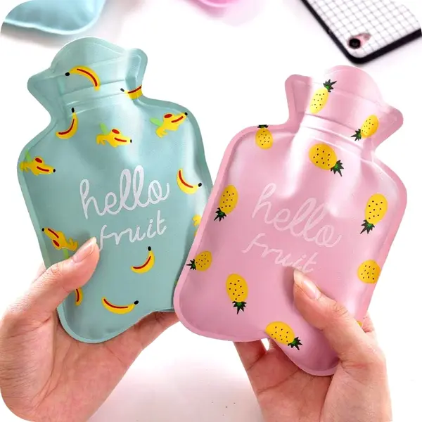 Small Lovely Cartoon Hot Water Bag for Pain Relief Mix Color – View 2
