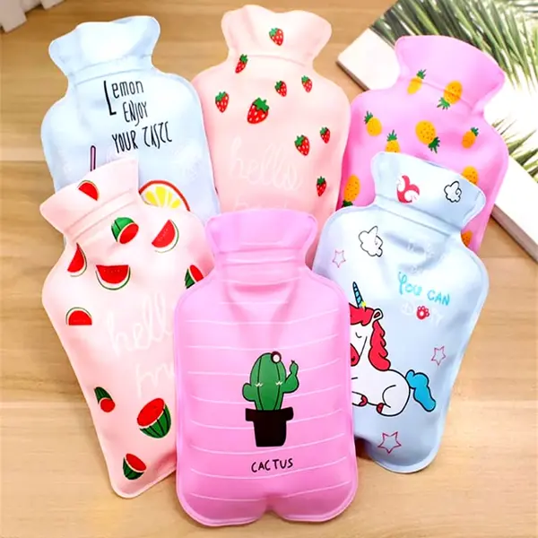Small Lovely Cartoon Hot Water Bag for Pain Relief Mix Color – View 6