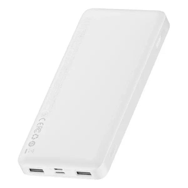 Baseus Bipow Digital Display 10000mAh 22.5W Fast Charging Power Bank – Color: White – View 2