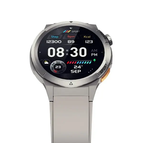 QCY Active GX BT Calling Smartwatch – Color: Gray – View 2