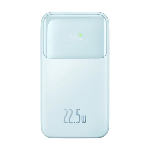 Baseus Comet Series 20,000mAh 22.5W Digital Display Power Bank – Color: Blue – View 1