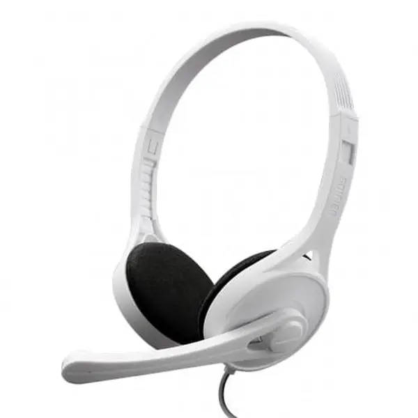 Edifier K550 Communicator 3.5mm Single Plug Wired Headphone – Color: White – View 1