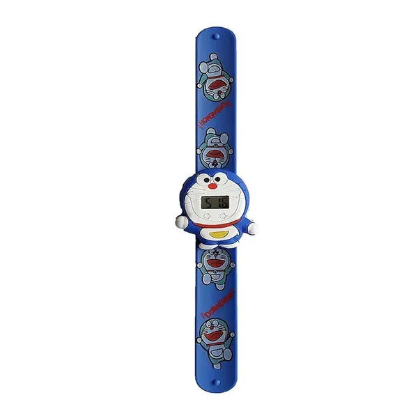 Multicolor Dial Strap Slap Band Watch Blue For Kids – View 2