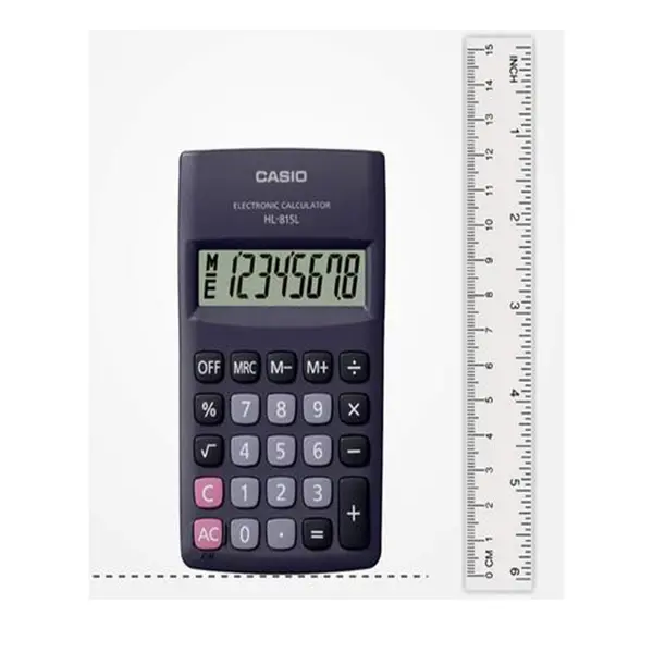 Casio HL-815L Portable Type Pocket Size Basic Calculator – View 3