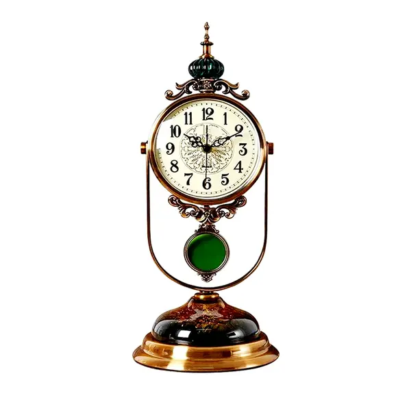 Pendulum GaRcan Metal Decorative Luxury Table Clock – View 1