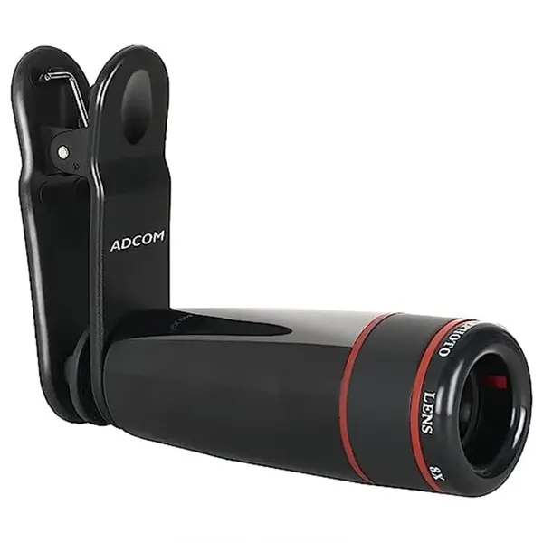 ADCOM 8X Telephoto Camera Lens-Compatible with All iPhone & Android Smartphones Mobile Phone Lens – View 2